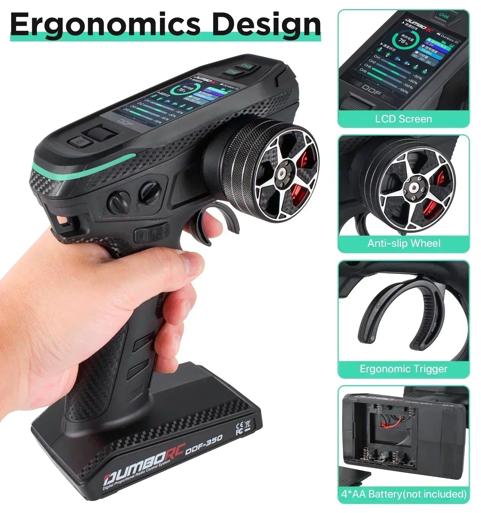DUMBORC DDF-350 10CH RC تحكم ع - مراجعة Drone Racing Receiver وسعره