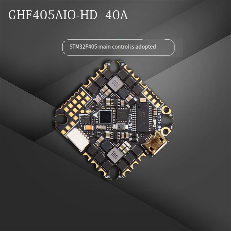 ABTI-GHF405AIO-HD 40A وحدة تحك - مراجعة Drone Racing Flight Controller وسعره