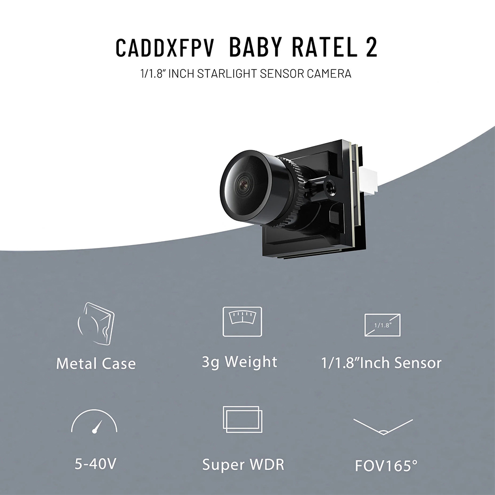 كاميرا CADDX Micro FPV Ratel 2 - مراجعة Drone Racing Camera وسعره
