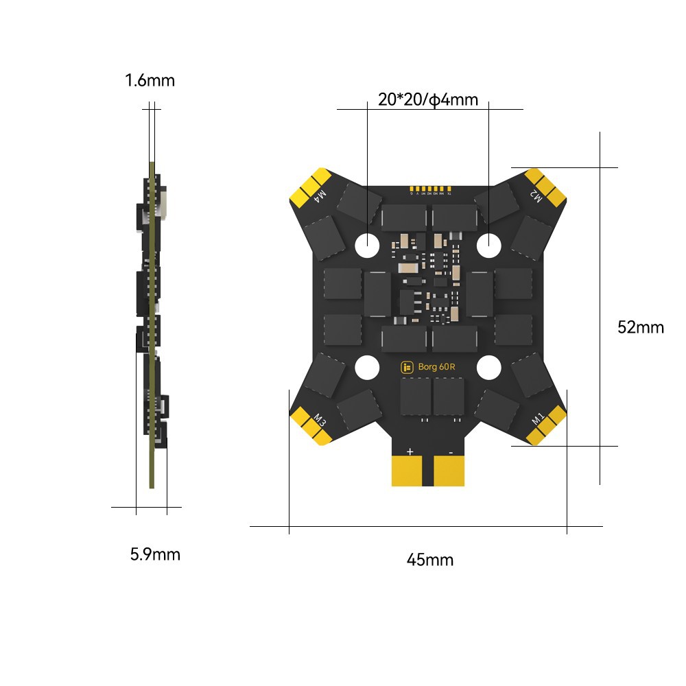 وحدة التحكم بالطيران iFlight B - مراجعة Drone Racing Flight Controller وسعره
