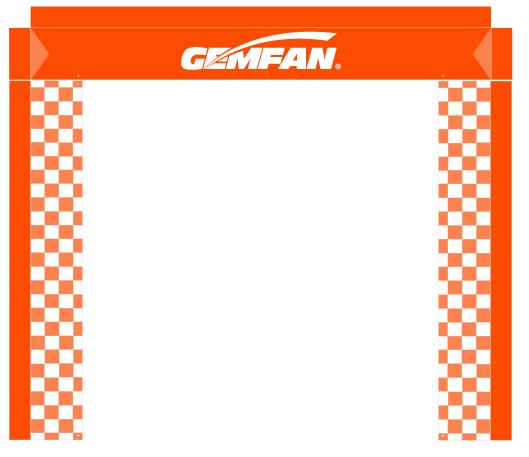 Gemfan152 * 152 سنتيمتر 5X5FT  - مراجعة Drone Racing Flag وسعره