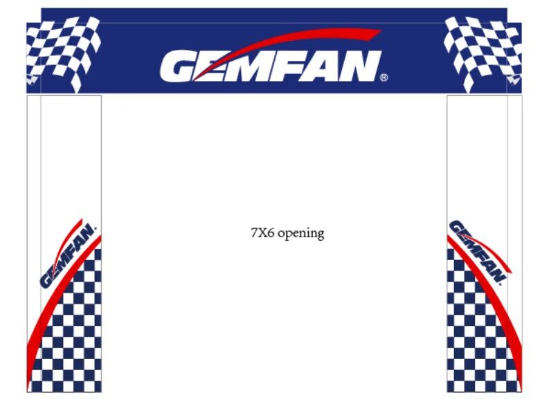 Gemfan 305*236 سنتيمتر 7X6FT F - مراجعة Drone Racing Gate وسعره